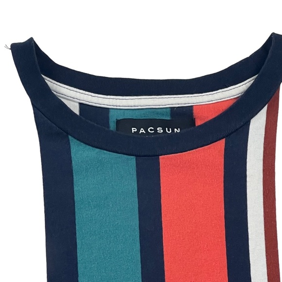 Pacsun Striped T Shirt Men's Large Long Sleeves - Picture 9 of 12